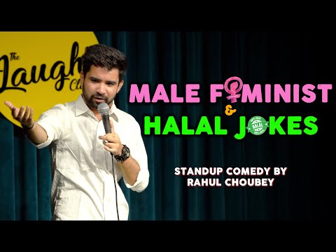 Rahul stand up comedian Male Feminist and Halal jokes Stand up Comedy by Rahul choubey