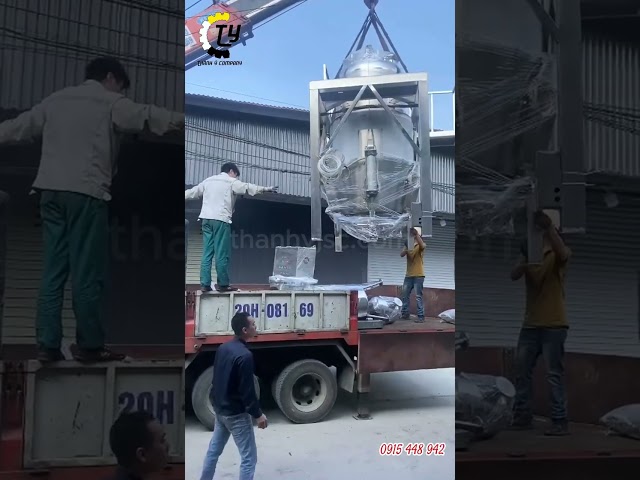 Máy chiết rót và máy cô đặc chân không 1000 lít