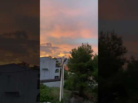 Stunning Sunset on Island Čiovo Croatia#sunset#čiovo#croatia