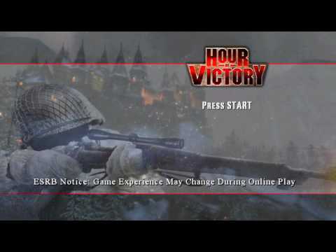 Hour of Victory Title Screen (Xbox 360, PC)