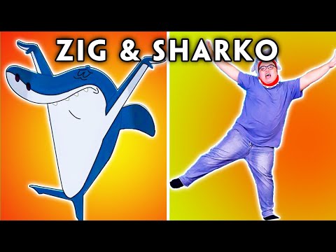 Zig & Sharko - Dancin | ZIG AND SHARKO WITH ZERO BUDGET! | Rainbow Parody