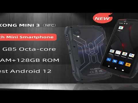 Cubot KingKong MINI 3 Smartphone 4.5" Helio G85 Octa-Core 6GB+128GB Dual SIM 4G NFC W