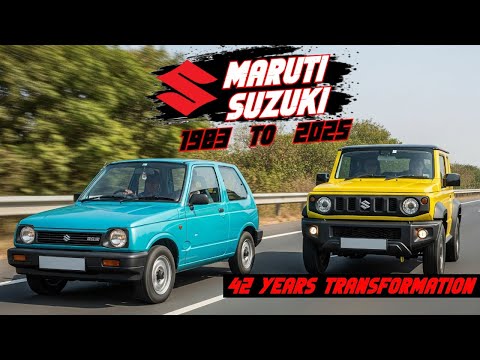 Maruti Suzuki Car Transformation | 1983 to 2025 in 4 Minutes #marutisuzuki