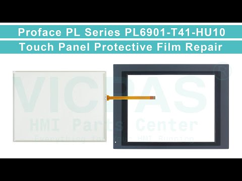 Proface HMI PL6901-T41-HU10 Front Overlay Touch Screen Panel Glass Replacement Repair