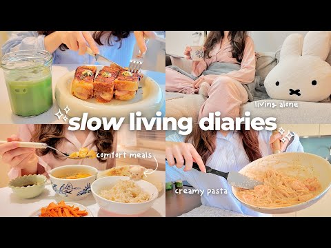 quiet days living alone ❄️ home cooking, cozy recipes & routine