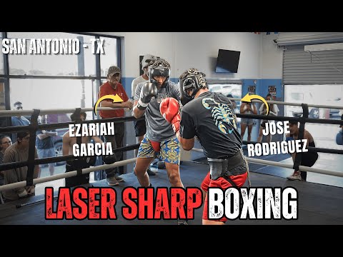 They're SHARP! 9X NATIONAL CHAMPION Spars With PRO STYLE Boxers!