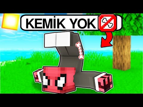 FERİTED'in KEMİKLERİ YOK ❌🦴 - Minecraft