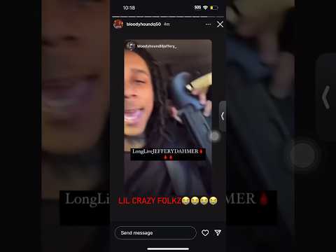 Bloodhound Lil Jeff in traffic tweakin flexing switches & dracs #chiraq #chicago