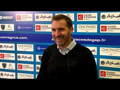 Eric Blais - coach des Rapaces de Gap - match Gap - Grenoble 29 octobre 2021