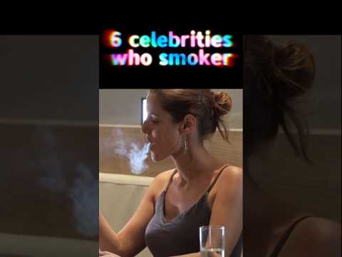 6 celebrities who smokes 🚬 #shorts