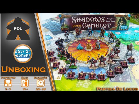 Shadows over Camelot | Unboxing | Days of Wonder | Bruno Cathala | Serge Laget | Partida de Locos |