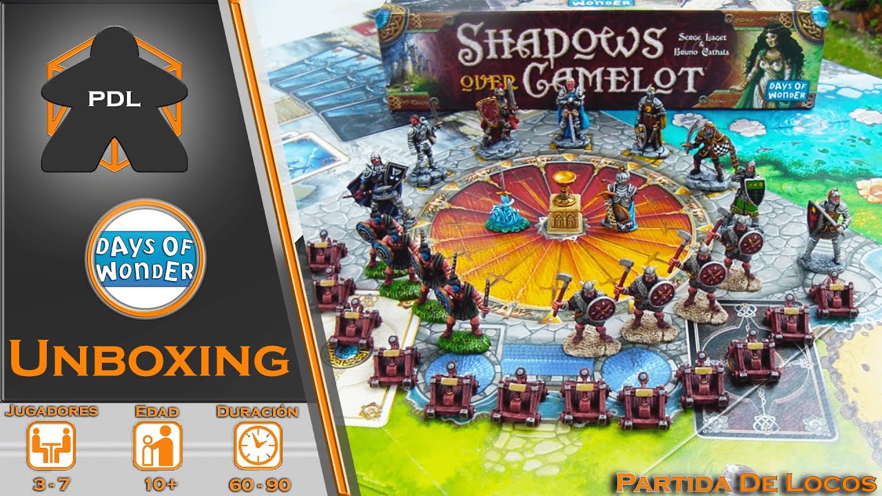 Shadows over Camelot | Unboxing | Days of Wonder | Bruno Cathala | Serge Laget | Partida de Locos |