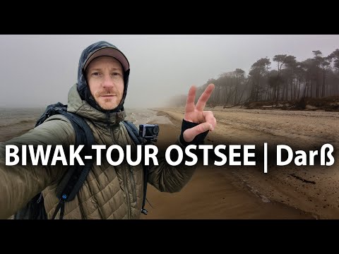 Biwak-Wanderung Ostsee 👣 Fuchsbesuch auf dem Darß 👣 4,5 kg Ultraleicht-Wandern & Overnighter