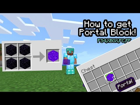 Minecraft 1.15 SECRET: Get Portal Block NOW! Instantly!