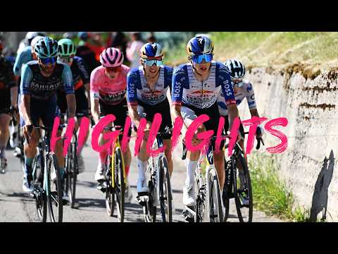 HØJDEPUNKTER | Vild kongeetape fik hæsblæsende finale | 19. etape | Giro d’Italia 2026