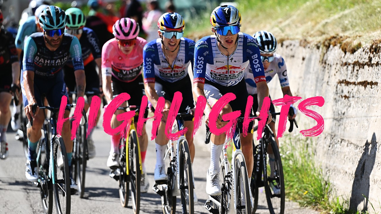 HØJDEPUNKTER | Vild kongeetape fik hæsblæsende finale | 19. etape | Giro d’Italia 2026