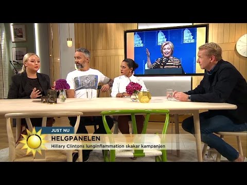 Pokémonjakt i riksdagen och Clintons hälsa - blandat med helgpanelen - Nyhetsmorgon (TV4)