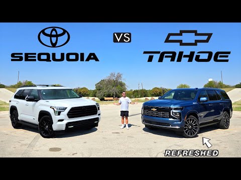 2025 Chevy Tahoe High Country vs. 2025 Toyota Sequoia Capstone: The Ultimate Full-Size SUV Showdown