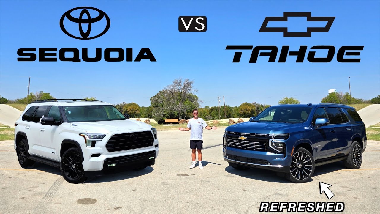 BIG BOSSES! -- 2025 Chevy Tahoe vs. 2025 Toyota Sequoia: Comparison