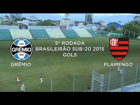 Gols - Grêmio 2 x 2 Flamengo - Brasileirão Sub-20 - 09/07/2015