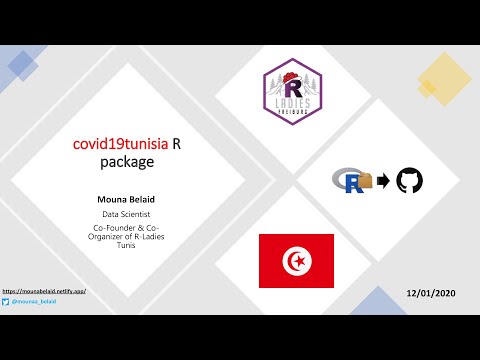 Lightning talk : My Journey into the Development of the covid19tunisia R Package