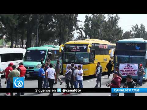 Video: Transportistas se manifestaron para exigir mayor seguridad en carreteras del país