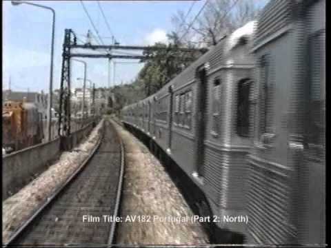 CP EMU 205 cab-ride Cais do Sodré - Santos 1989