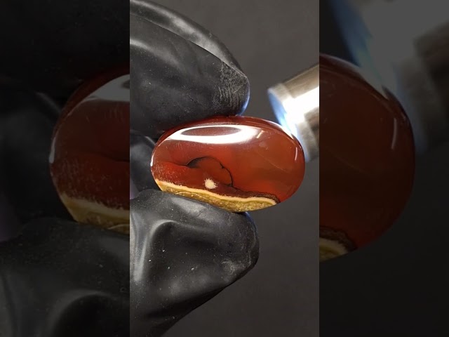 حجر عقيق خرائطي طبيعي