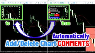 MQL5 Forex Tutorials: How to ADD/REMOVE/DELETE Chart COMMENT(S) After Removing EA - PART 171 #forex