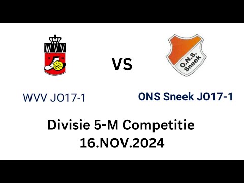 WVV JO17-1 vs ONS Sneek JO17-1 (Divisie 5-M Competitie 16.NOV.2024)-Full
