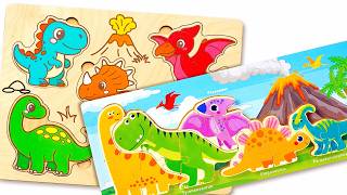 Dinosaur Puzzle Adventure 🦖🧩 Finding and Building the Dinosaurs