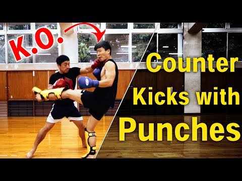 【Eng sub】左ミドル対策！パンチカウンターの仕方 | How to counter left kicks with punches
