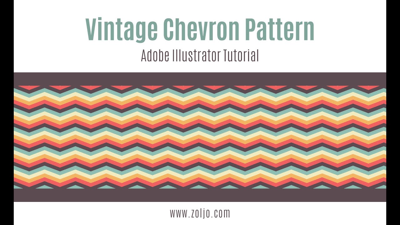 How to Create Vintage Chevron Vector Pattern in Adobe Illustrator