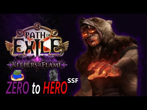 Path of Exile | 3.27 Keepers - SSF RF Chieftain ZERO to HERO Pt1 Sparking The Flame