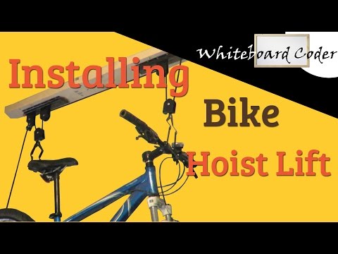 YouTube video about: How to hang bikes from garage ceiling?