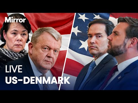 LIVE: JD Vance and Marco Rubio meet Danish officials in Washington