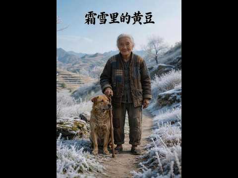 【🔥忠犬报恩】《风雪坟前老黄狗》八十年代穷老太喂流浪狗，土狗舍命护主咬断铁链冻死坟前！ #人狗情未了 #催泪故事#霜雪里的黄豆#世情故事