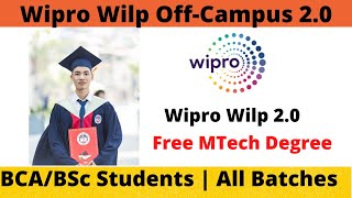 wipro wilp  Off- Campus Hiring 2022| wipro Wilp 2.0 | Batch 2020/2021/2021