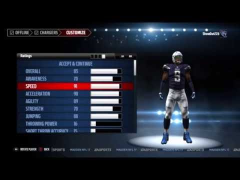 Madden 17 Career Mode - The Creation Of My PlayerMaker Free Safety Ep.1