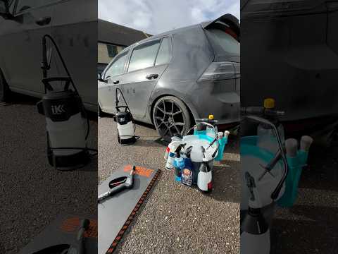 ‼️ Absolutely Disgusting  Wheels Deep Cleaned ‼️Volkswagen Golf #satisfying #asmr #shortsvideo