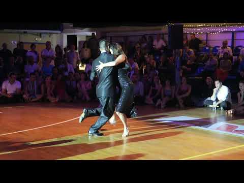 Javier Rodriguez  and  Moira Castellano  are  dancing  to  a  tango  by  Osvaldo Pugliese  at  A los amigos tango festival  in  2019