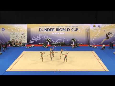 FIG RG Dundee World Cup 2015 - Germany - 6 clubs + 2 hoops