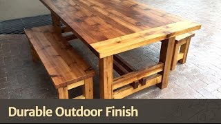 Durable Outdoor Finish?