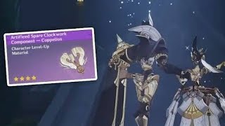 HOW TO FARM ARTIFICED SPARE CLOCKWORK Genshin Impact