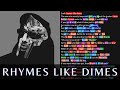MF DOOM - Rhymes Like Dimes | Lyrics, Rhymes Highlighted