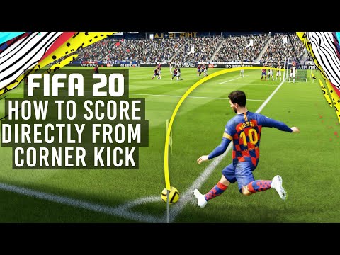 FIFA 20 | How to Score Directly From Corner Kicks| Olympic Goal Tutorial