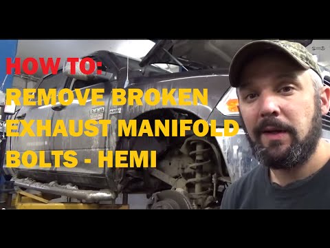 Removing Broken Exhaust Manifold Bolts - Hemi Dodge Ram