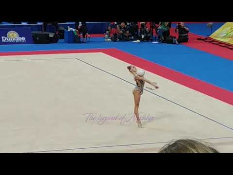 Julia Isachenka (BLR) ball - 2018 worlds sofia qualifs