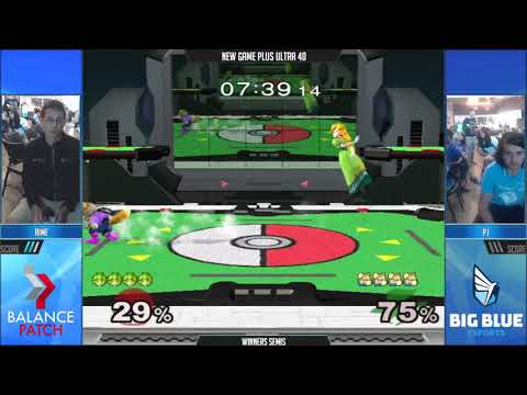 NGPU 40 SSBM - rime (Peach) vs. PJ (Falco, Fox) - Melee WSF