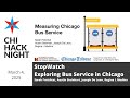 StopWatch Exploring Bus Service In Chicago